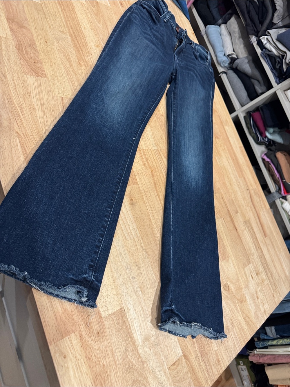 MOTHER The Hustler Ankle Fray size 27